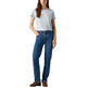 jeans femme  levi's 724 high rise straight med ind