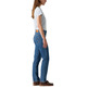 jeans femme  levi's 724 high rise straight med ind