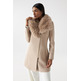 manteau femme  salsa the reimagined wool coat with