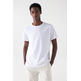 t-shirt homme  salsa jeans t-shirt v neck raw edge slim f