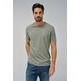 t-shirt homme  salsa jeans t-shirt v neck raw edge slim f