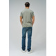 t-shirt homme  salsa jeans t-shirt v neck raw edge slim f