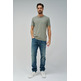 t-shirt homme  salsa jeans t-shirt v neck raw edge slim f