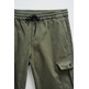 jeans homme  salsa cargo jogger s-activ khaki