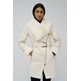 manteau femme  salsa long shearling coat