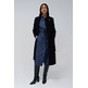 manteau femme  salsa long wool peacoat with belt