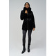 manteau femme  salsa velvet-effect puffer coat