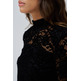 maillot femme  salsa lace sweater with mock neck