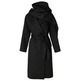 manteau femme  salsa scarf effect wool coat