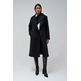 manteau femme  salsa scarf effect wool coat