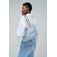 sac à main femme  salsa jeans denim fringes bag w/chain