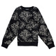 sweat-shirt femme  salsa jeans embroidered cord sweatshirt al