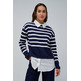 sweat-shirt femme  salsa jeans twofer sweatshirt