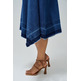 robe femme  salsa jeans true skirt detail on the hem