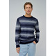 maillot homme  salsa jeans knit sweater melange effect