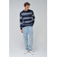 maillot homme  salsa jeans knit sweater melange effect