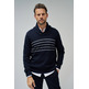 maillot homme  salsa jeans shawl collar knit sweater