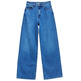 jeans femme  salsa jeans wide leg in denim