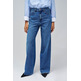 jeans femme  salsa jeans wide leg in denim