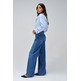 jeans femme  salsa jeans wide leg in denim