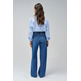 jeans femme  salsa jeans wide leg in denim