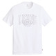 t-shirt femme  levi's graphic crewneck tee tonal ath