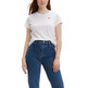 la chemise femme  levis 100% cotton perfect tee white cn100xx