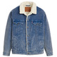 cazadora homme  levis relaxed fit sherpa trkr blue s