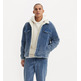 cazadora homme  levis relaxed fit sherpa trkr blue s