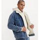 cazadora homme  levis relaxed fit sherpa trkr blue s