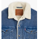 cazadora homme  levis relaxed fit sherpa trkr blue s