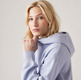 sweat-shirt femme  levi's heritage hoodie blues