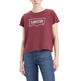 t-shirt femme  levis graphic boxy tshirt rope wonky