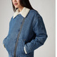 veste en jean femme  levis sherpa flight jacket in the ai