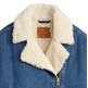 veste en jean femme  levis sherpa flight jacket in the ai