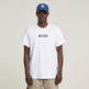 t-shirt homme  g-star old skool logo r t