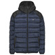 blouson matelassé à motif color block homme tommy jeans