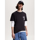 t-shirt homme  th tjm clsc spray signature tee