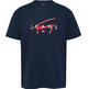 t-shirt homme  th tjm reg signature twist tee ex