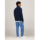 sweat-shirt homme  th tjm reg entry half zip