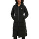 manteau femme  ck soft touch long fitted puffer