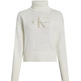 femme chenille singelogo sweater ybi