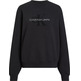 femme chenille singelogo crewneck beh