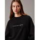 femme chenille singelogo crewneck beh