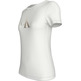 t-shirt femme  calvin klein gradient ck slim tee