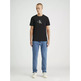 homme distressed singelogo tee beh