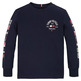 t-shirt garçon  th flags embroidered reg tee ls