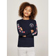 t-shirt garçon  th flags embroidered reg tee ls