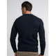 maillot homme  petrol men knitwear round neck basic