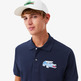 pôle homme  lacoste chemise col bord-cotes manches